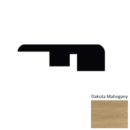 Deep Forest Dakota Mahogany Luxury Vinyl End Molding – 94"
