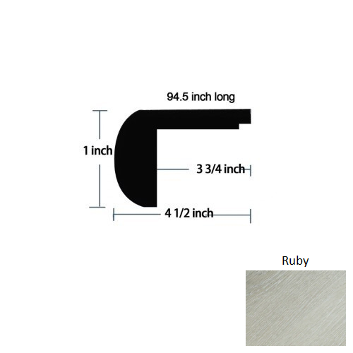Paramount Ruby Luxury Vinyl Flush Stair Nose