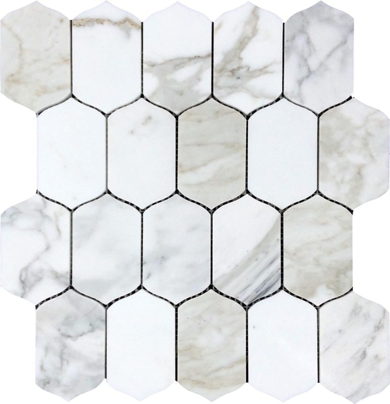 Tuscany Calacatta Gold Marble Mosaic - Siena - Polished