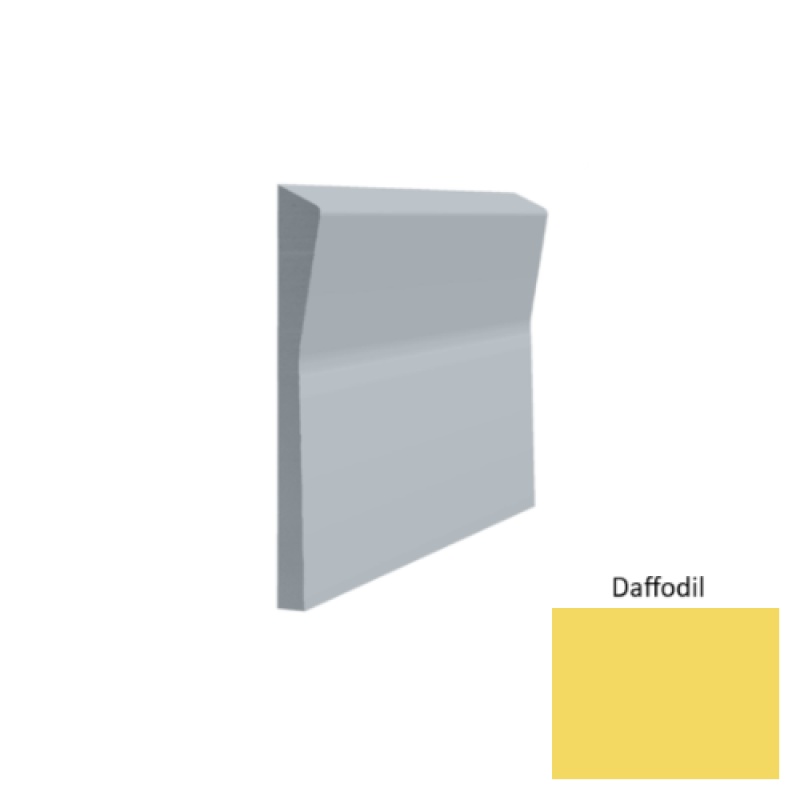 Contours #70 Valiant Daffodil Rubber Profiled Wall Base - Satin - 4 1/2" X 8 Ft