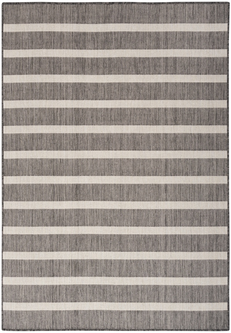 Positano Charcoal Ivory Modern Area Rug