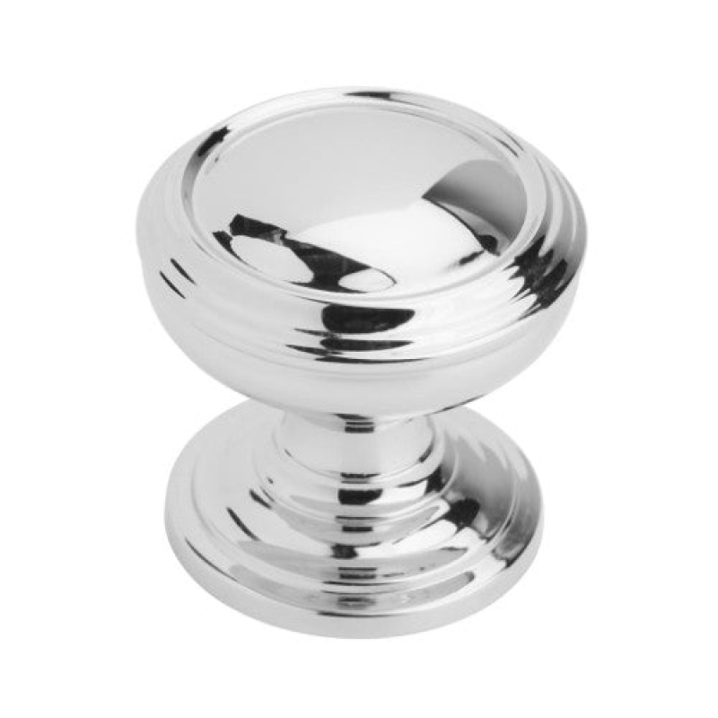 Bp5534226 Revitalize Zinc Cabinet Knob - Polished Chrome - 1 1/4" (32 Mm) Length