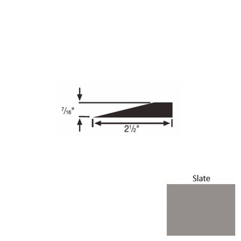 Solid 20 Slate Rubber Transitional Reducer