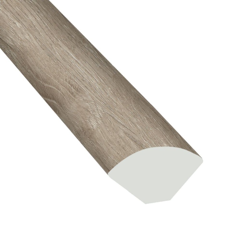 Everlife Lvt Twilight Oak Luxury Vinyl Moulding / Trim - 5/8" X 94" Quarter Round - Prefinished