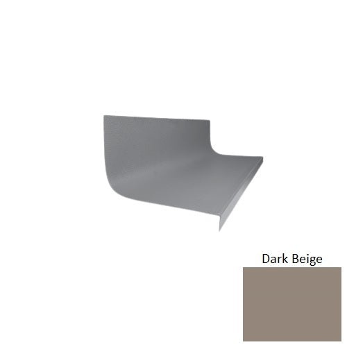 Flextones Dark Beige Type 1900 Distinct Designs Rubber - 20 3/8" X 72" Stair Tread - Hammered