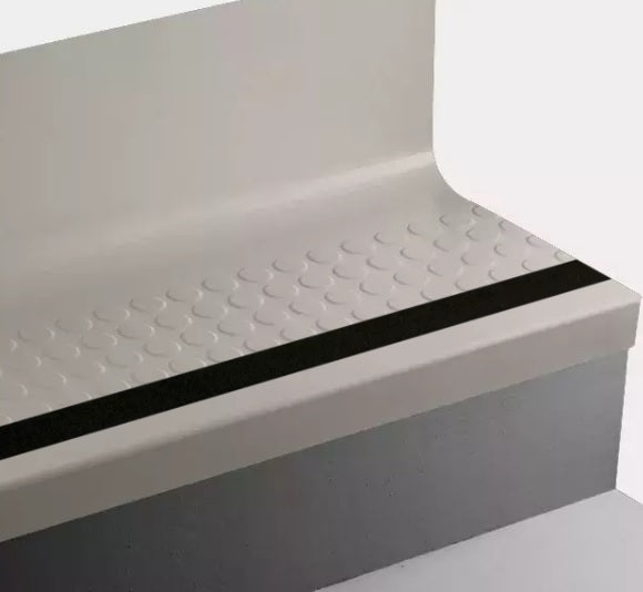 Johnsonite Sandstorm Raised Round Rubber Stair Tread