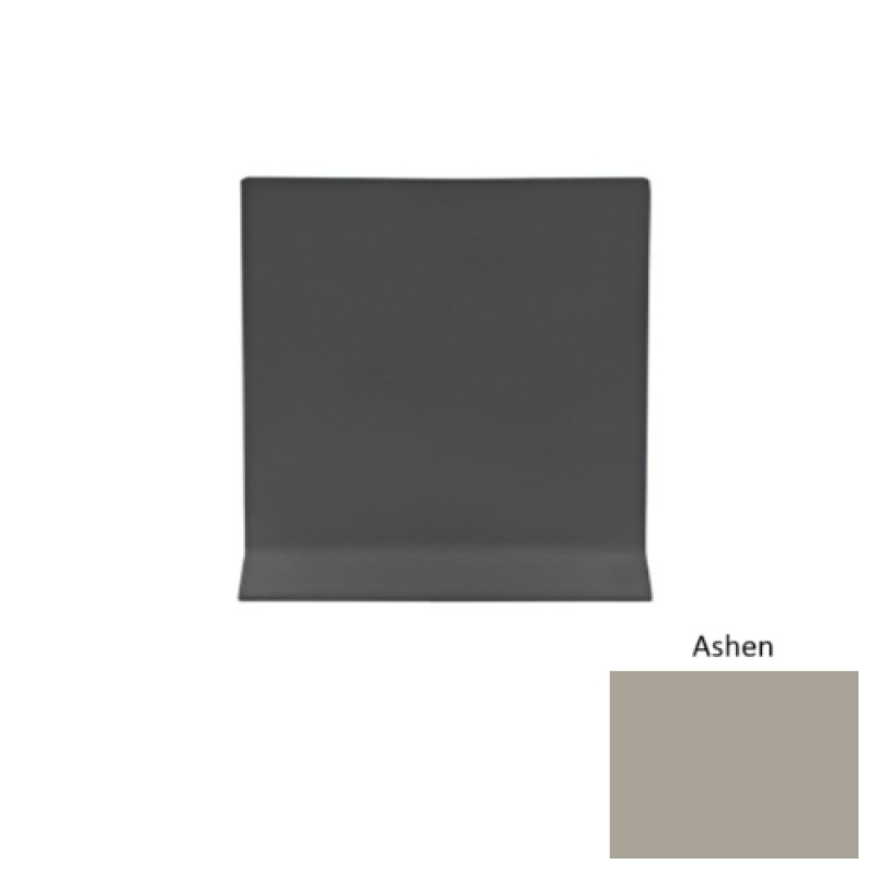 Ashen Vinyl Wall Base - 4" x 48" x .080" Cove