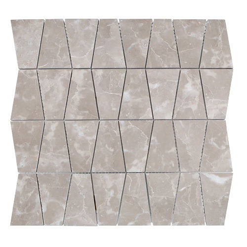 Align Suede Marble Mosaic - Trapezoid - Honed