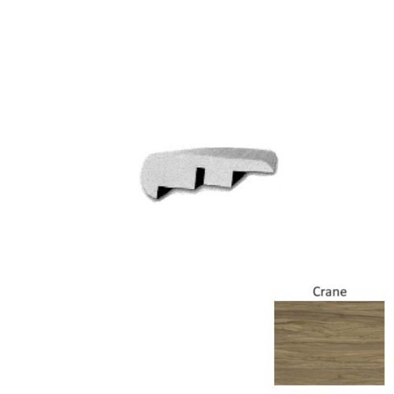 Performer Plus Crane Luxury Vinyl Moulding / Trim - 94" Overlap Stair Nose - Ceramic Bead