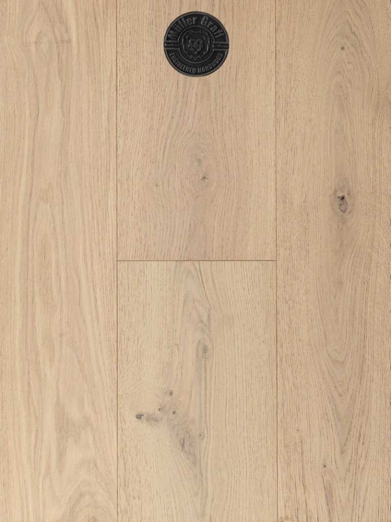 Italia Classics Amalfi Light Natural Engineered Hardwood Flooring - Wire Brushed - 9.44" X 86.61"