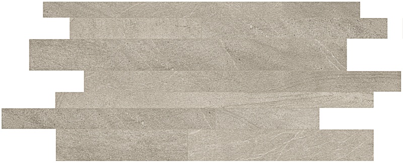 Nextone Taupe Porcelain Mosaic - Muretto - Natural