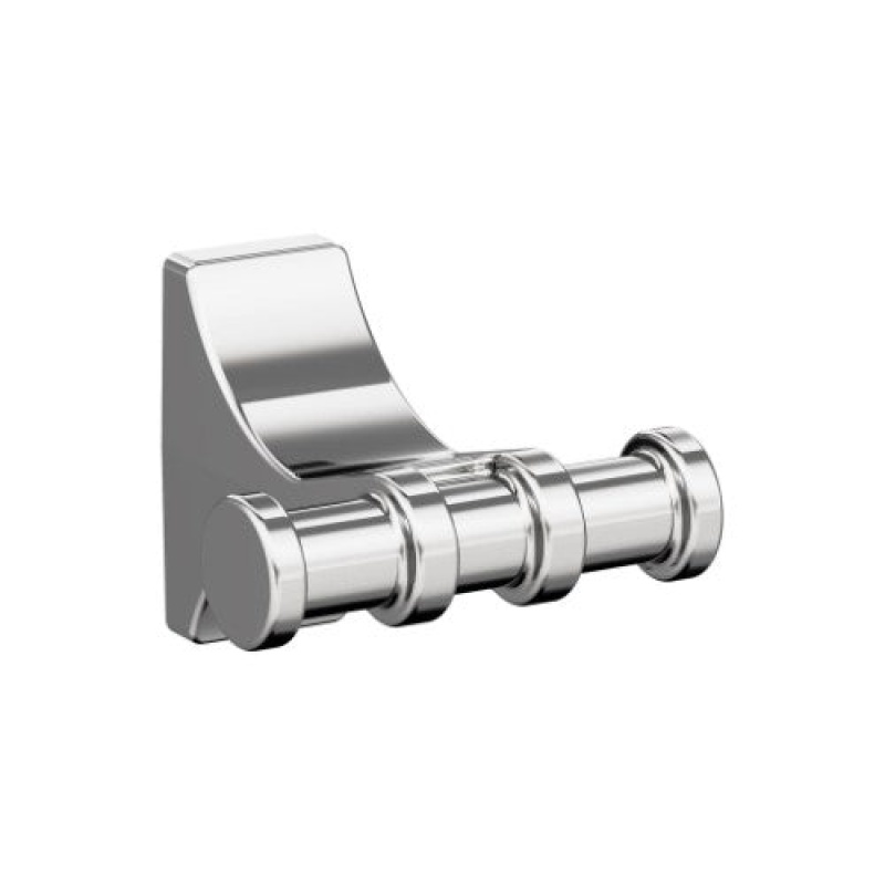 Davenport Chrome Double Prong Robe Hook