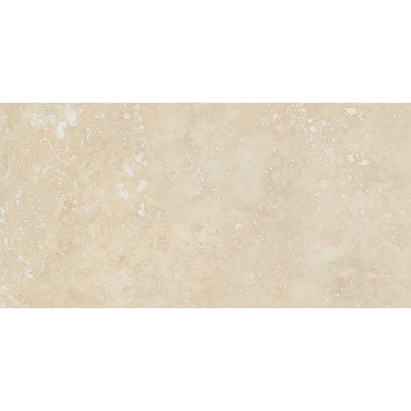 Ivory Cross Cut Travertine Tile - Filled & Honed