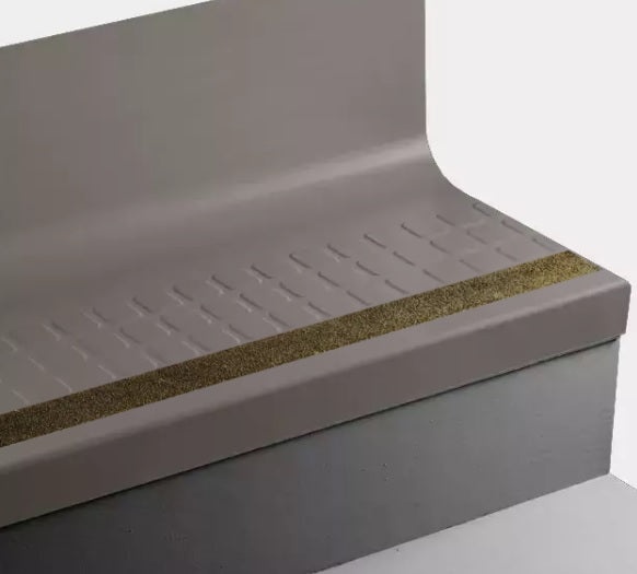 Johnsonite Grounded Raised Square Rubber Stair Tread