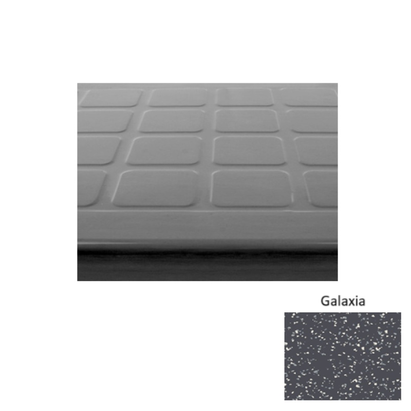 Roppe Textured Raised Square Rubber Stair Tread