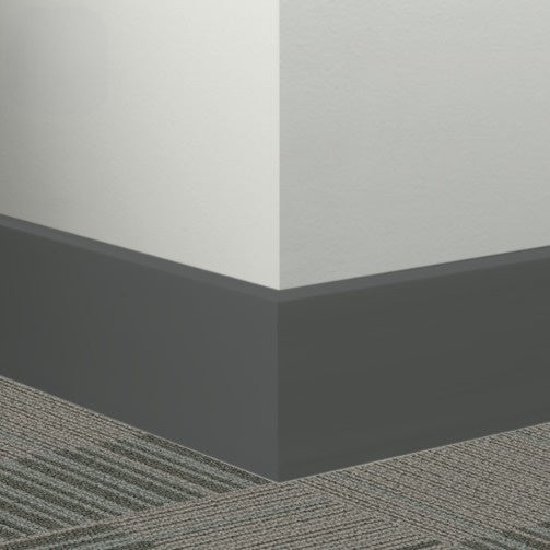 Johnsonite Black Pearl Rubber Millwork Contoured Wall Base