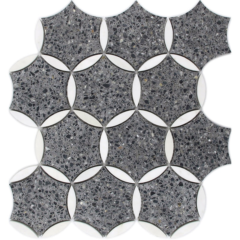 Veneziana Aquileia Mixed Mosaic - Star - Honed