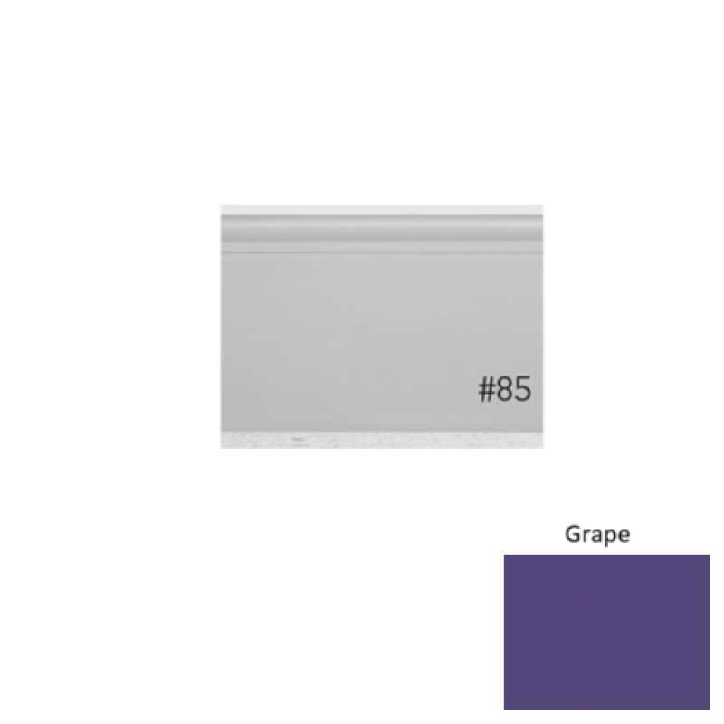 Pinnacle Plus #85 Fashion Grape Rubber Coil Wall Base - 4 1/4" X 60 Ft