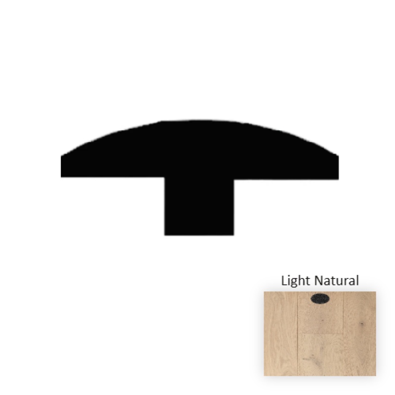 Italia Classics Amalfi Light Natural Hardwood Moulding / Trim - 94.49" T Molding - Wire Brushed