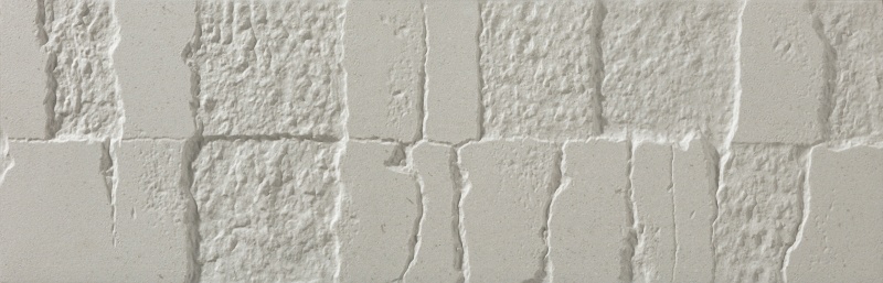 Fregio Gray Raised Porcelain Tile - Matte - 6" X 20"