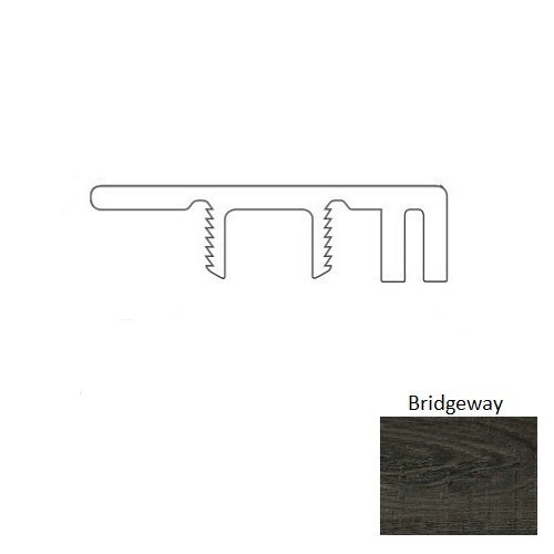 Adura Max Plank (Max) Sausalito Bridgeway Luxury Vinyl Moulding / Trim - 94" End Cap - Embossed