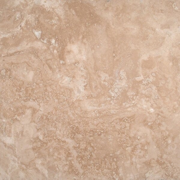 Durango Cream Travertine Tile - Filled & Honed - 18" X 18"