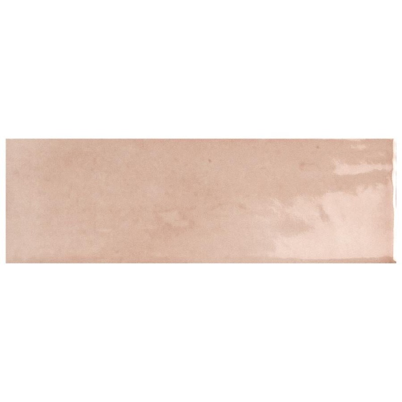 Coco Orchard Pink Porcelain Tile - Glossy - 2" x 5 7/8"