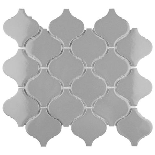 Metro Light Grey Porcelain Mosaic - Lantern