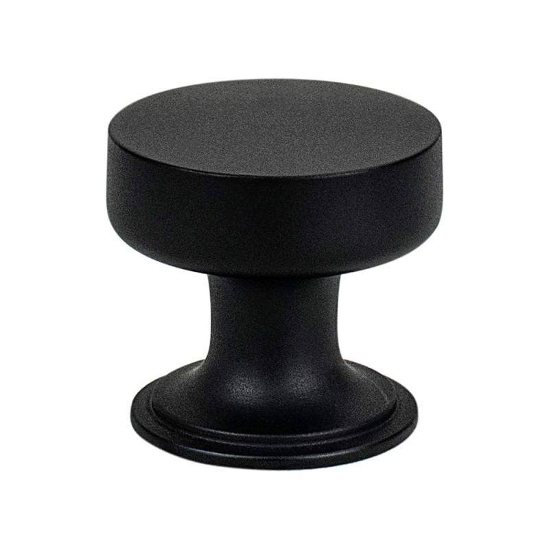 Berenson Folklore Matte Black Cabinet Knob