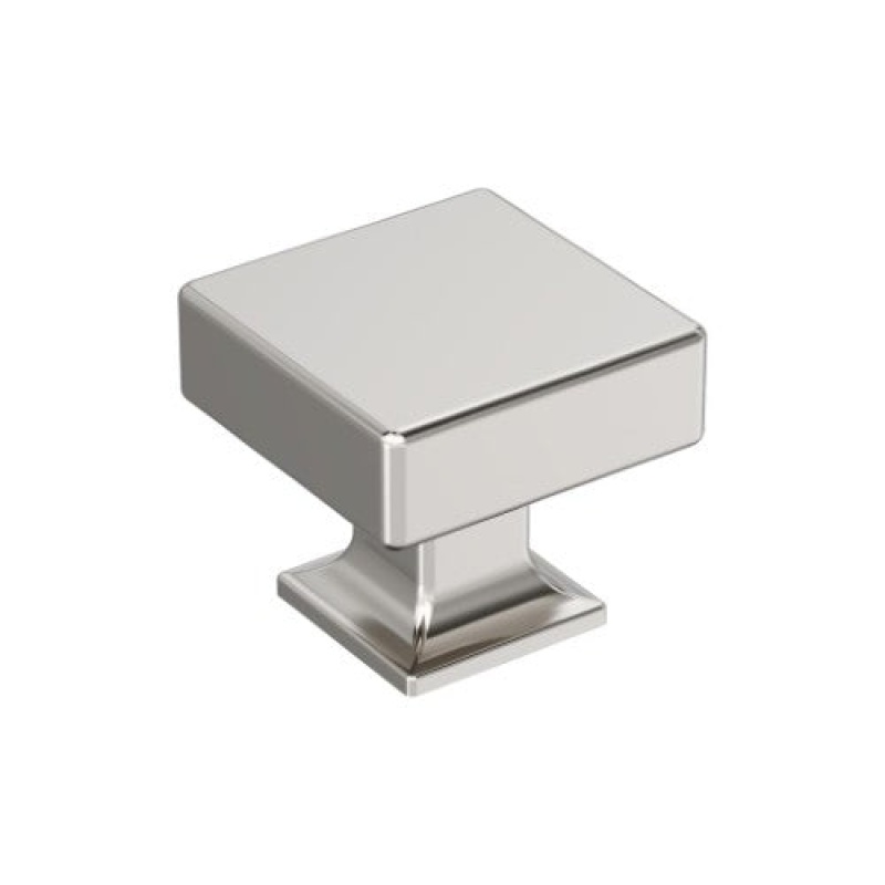 Amerock Lintel Zinc Cabinet Knob in Polished Nickel, 1-1/4 Inch (32 mm)