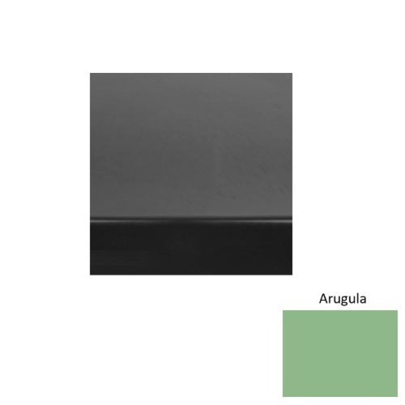 Solid 61 Arugula Heavy Duty Rubber Stair Tread with Safety Yellow Abrasive Strip