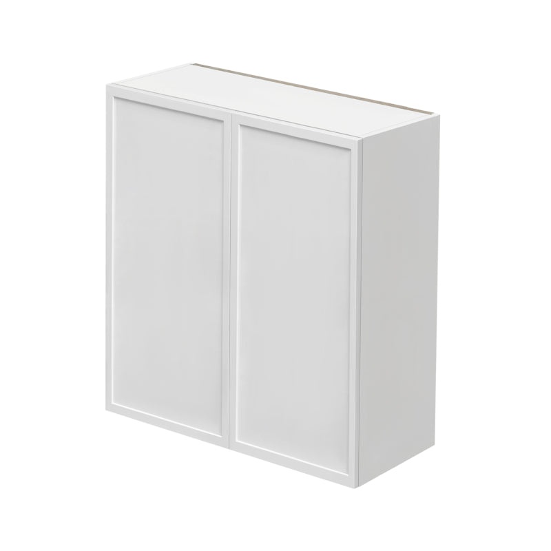 Shady White Slim Shaker Wood Kitchen Wall Cabinet