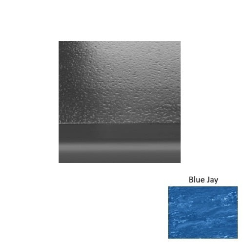Marbleized 99 Blue Jay Rubber (Sq) Stair Tread - Hammered