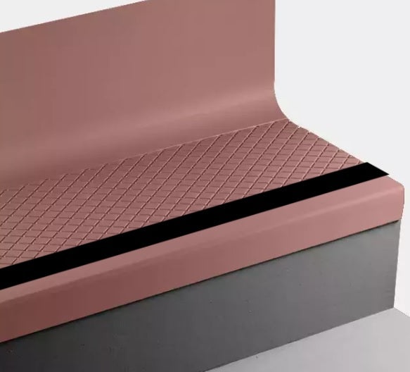 Johnsonite Spicy Chip Diamond Stair Tread with Riser