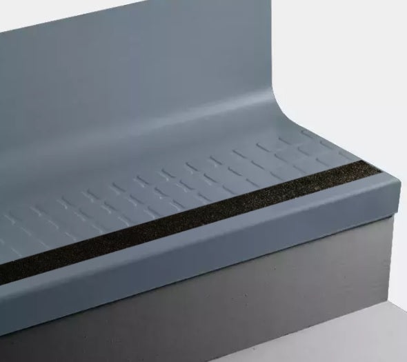 Johnsonite Blue Jeans Raised Square Rubber Stair Tread