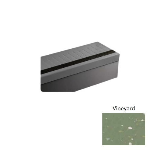 Johnsonite Vineyard Raised Square Rubber Stair Tread