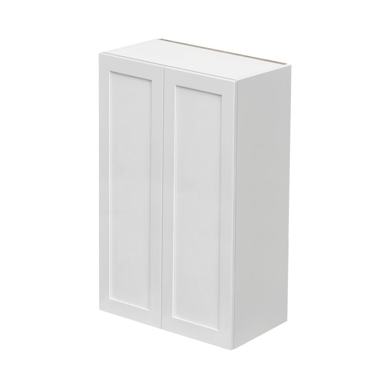Mallorca White Shaker Wood Kitchen Wall Cabinet - 24" X 12" X 42" (Assembly Required) - White