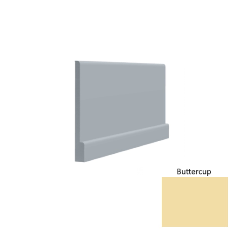 Contours #05 Simplicity Bold Buttercup Rubber Profiled Wall Base