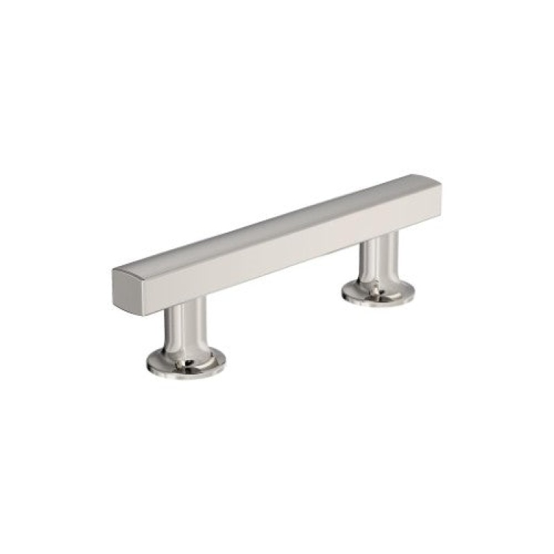 Everett Zinc Bar Cabinet Pull - Polished Nickel