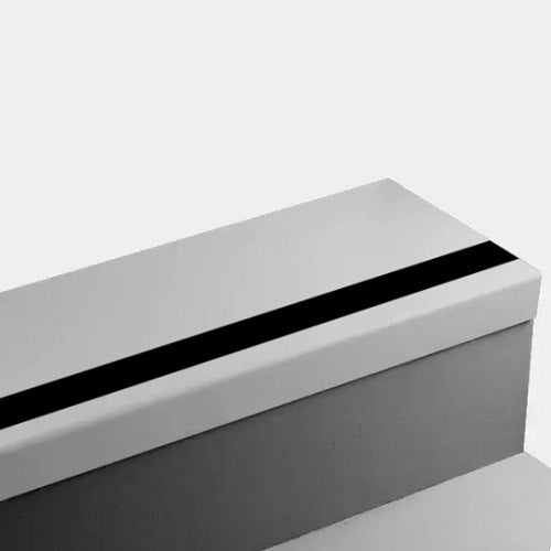 Johnsonite Platinum Hammered Rubber Stair Tread