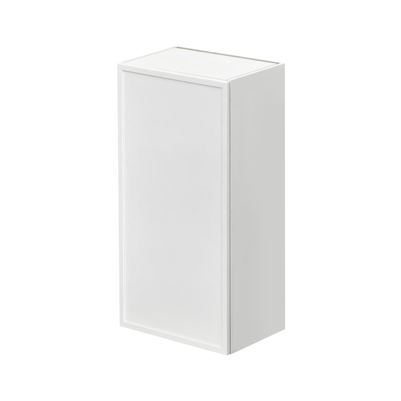 Shady White Slim Shaker Wood Kitchen Wall Cabinet - 21" X 12" X 42" (Assembly Required) - White
