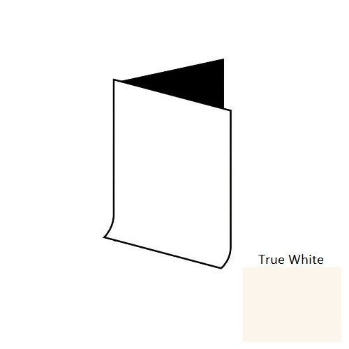 True White Vinyl Moulding Trim Cove Base Outside Corner