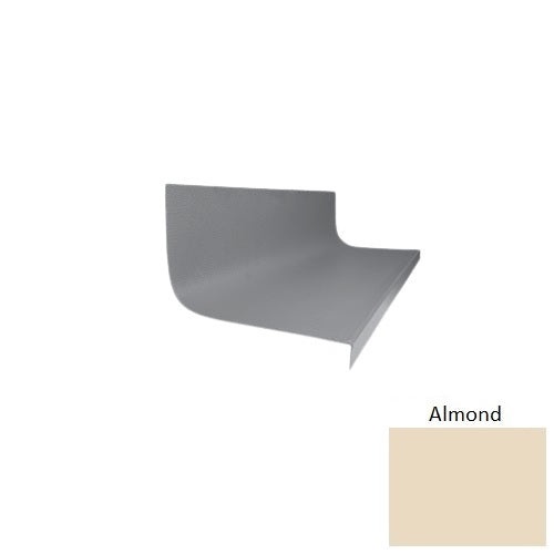 Flextones Almond Type 1900 Distinct Designs Rubber - 20 3/8" X 72" Stair Tread - Hammered