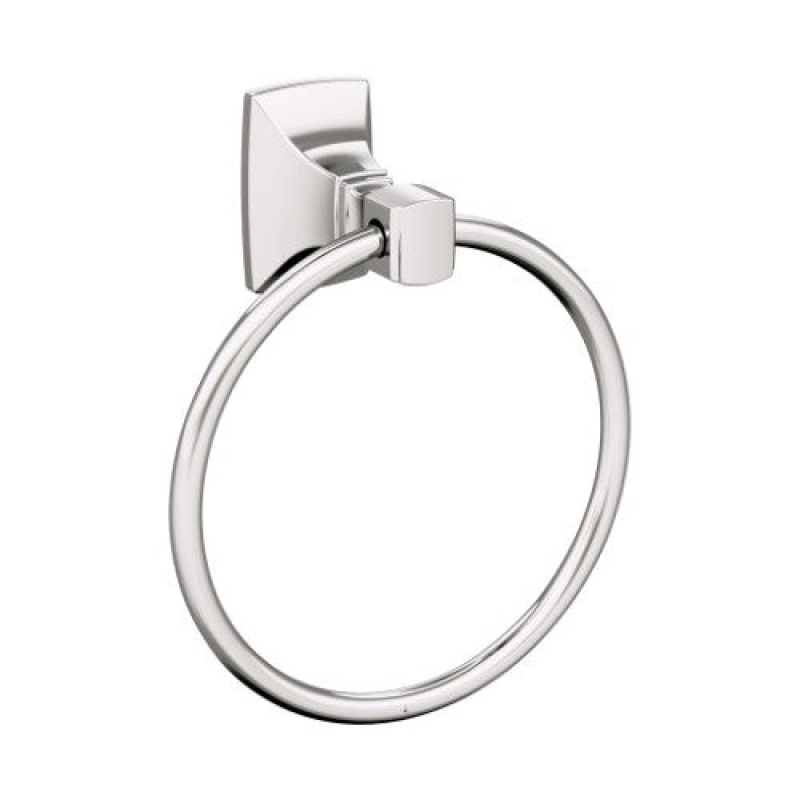 Highland Ridge Zinc & Stainless Steel Wall Mounted Towel Ring - Polished Nickel - 6 5/16" (160 Mm) Length
