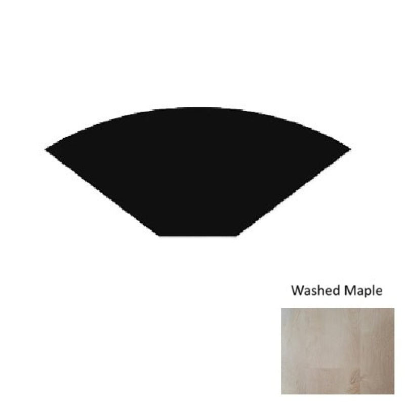 1900 Series Washed Maple Luxury Vinyl Moulding / Trim - 94" Quarter Round - Embossed