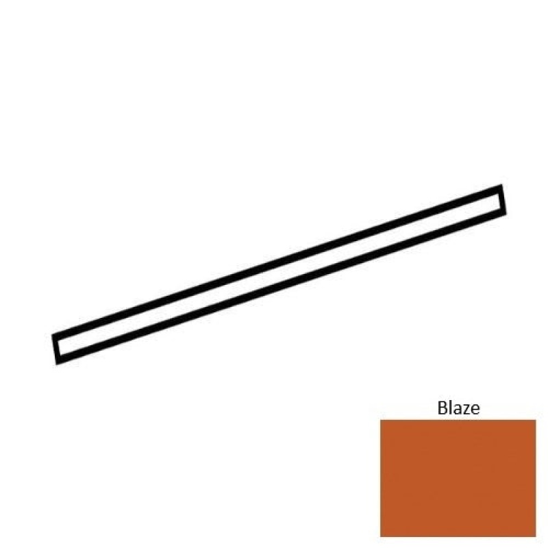 Color Story Wall Blaze Ceramic Wall Trim - 1/2" X 12" Jolly - Glossy
