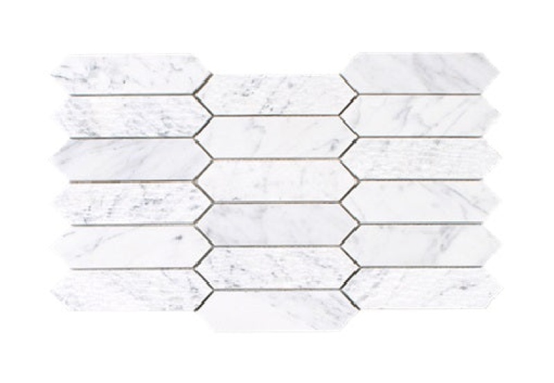 Tesoro Venatino Goia Clawed Natural Stone Mosaic – Picket Fence