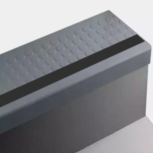 Johnsonite Blue Lagoon Raised Round Rubber Moulding / Trim