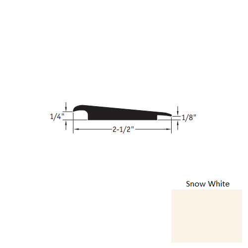 Snow White Vinyl Moulding / Trim