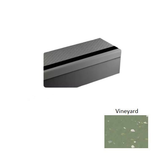 Angle Fit Speckled Rubber Stair Tread